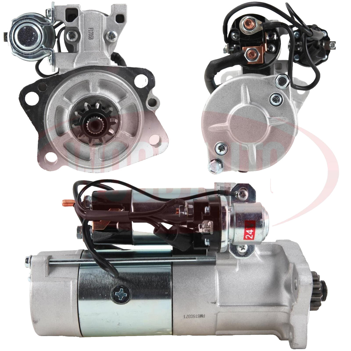 Starter Motor FOR Mitsubishi Fork Lift Caterpillar DP40 S6E S6S ForkLift - view 3