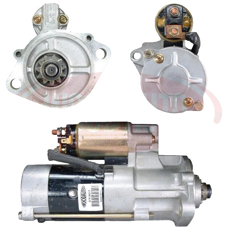 Starter Motor FOR Bobcat Hitachi Ingersoll-Rand JCB Isuzu Mitsubishi Canter - view 3
