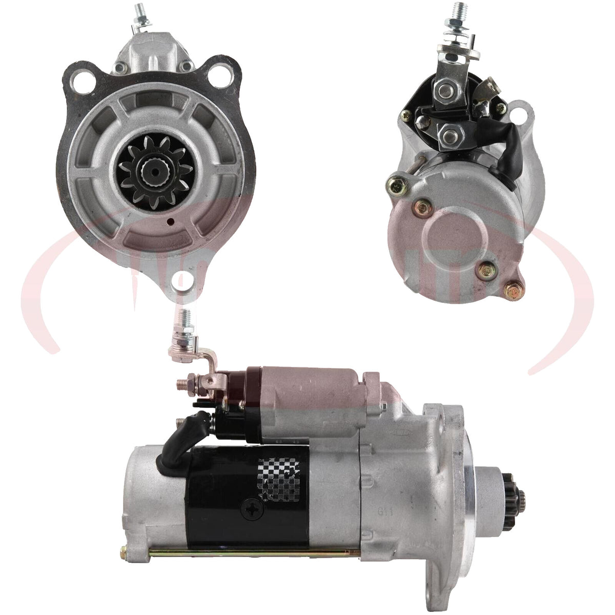 Starter Motor FOR Hino Toyota Truck Tipper CW E13C KS-FS1E KS-FQ1E FR1E - view 2