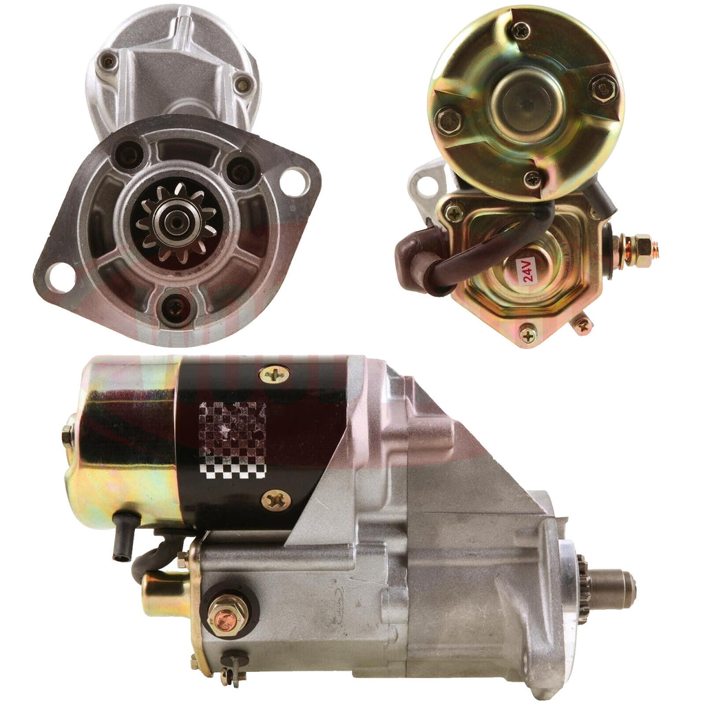 Starter Motor FOR Komatsu Nikko Excavator PC60EN-7 4D95LE-2 Isuzu - view 3