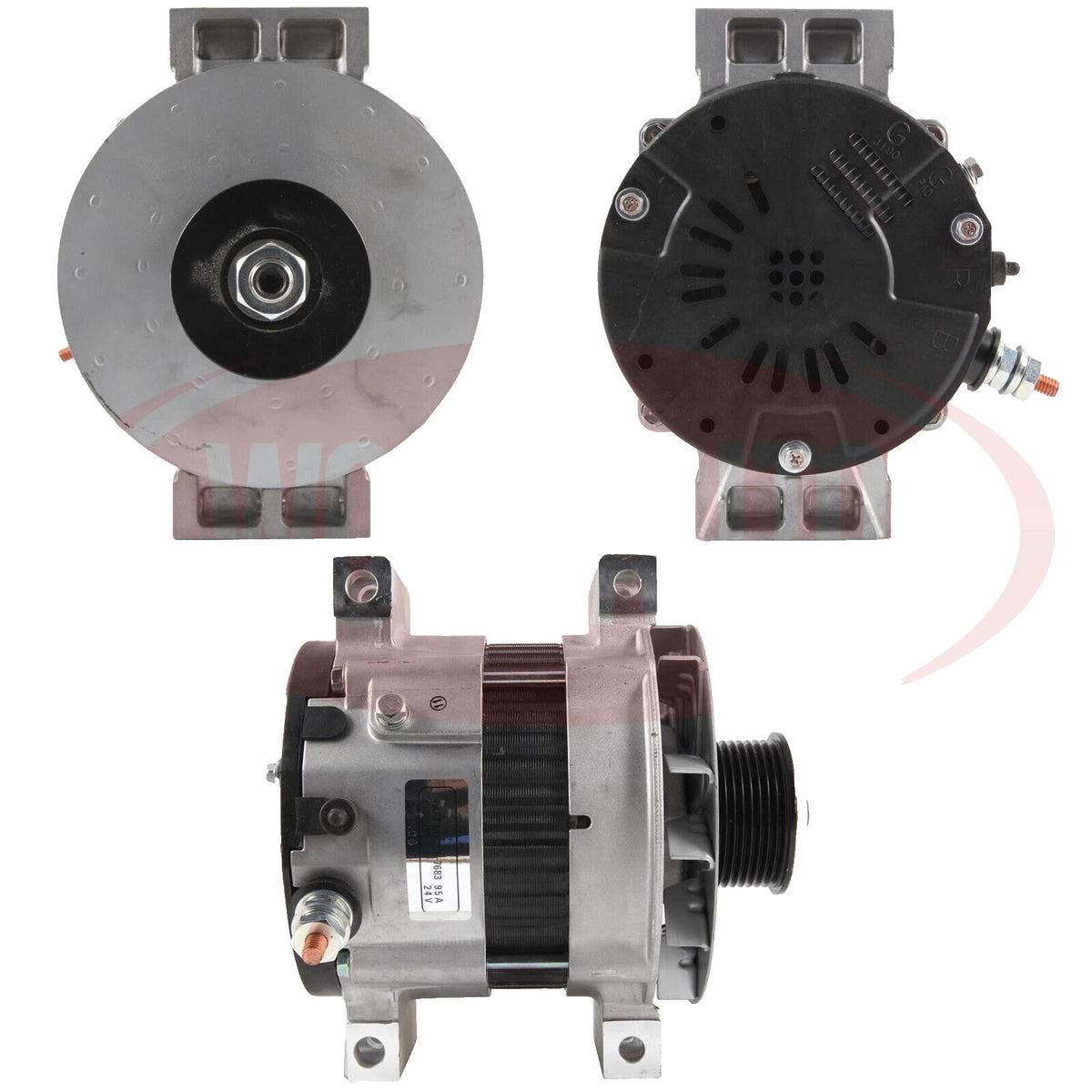 Alternator FOR Caterpillar Cummins Perkins Denso HC-Cargo Mahle 24 Volt 95 AMP - view 3