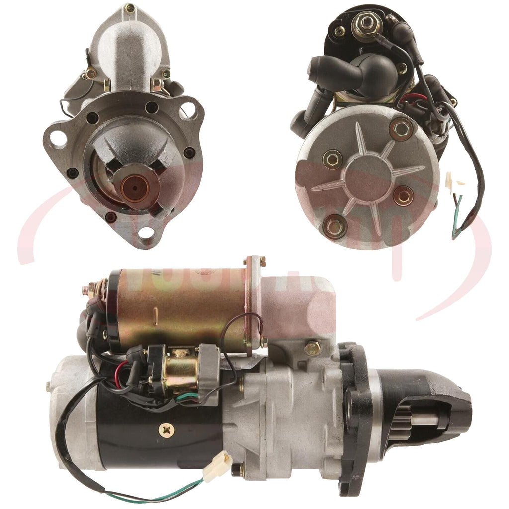 Starter Motor FOR Komatsu D 6D140 6D105 6D125 Forklift Nikko Cummins Case - view 3
