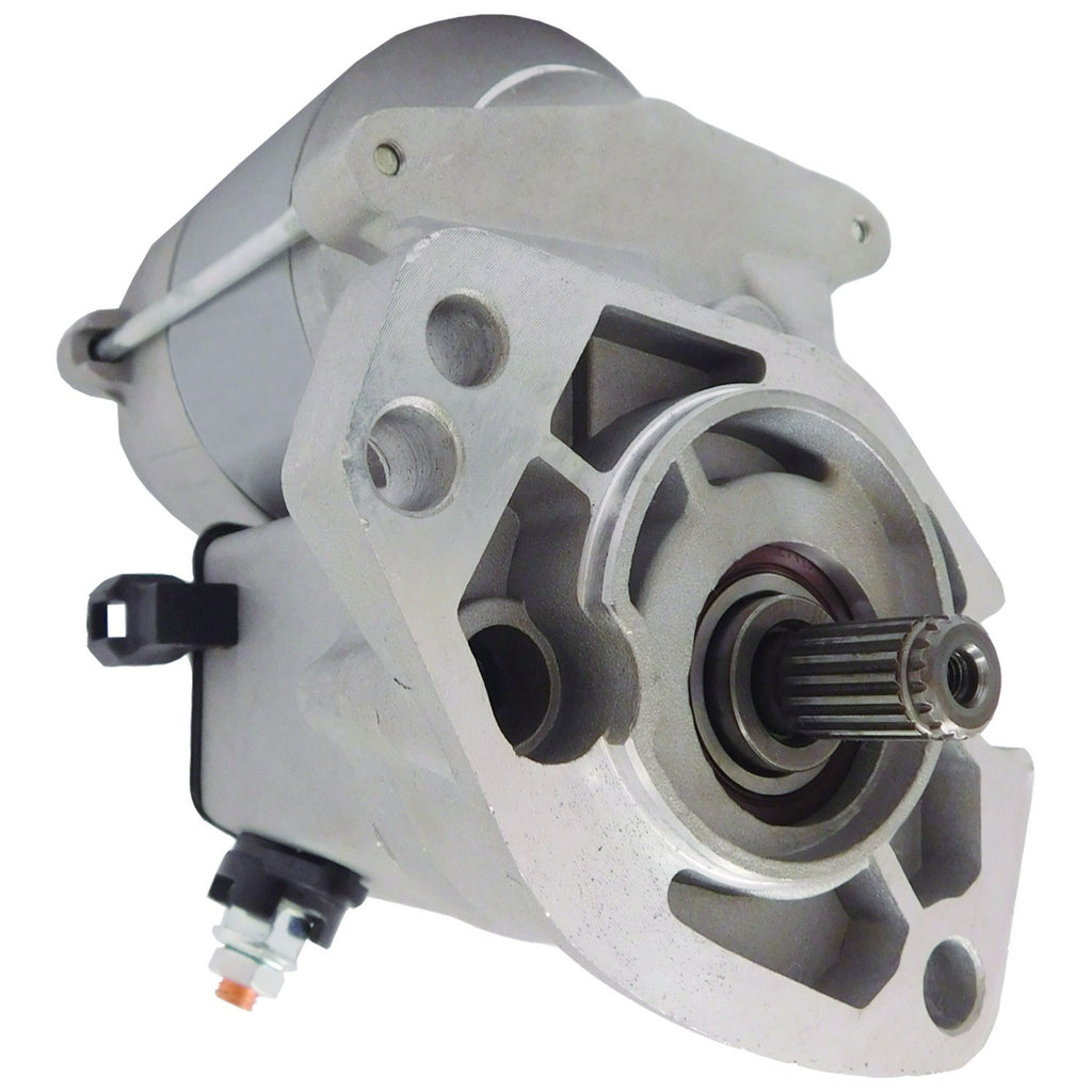 Starter Motor FOR Harley Davidson Engine 12 Volt (CHROME) 18 Splines Wood Auto