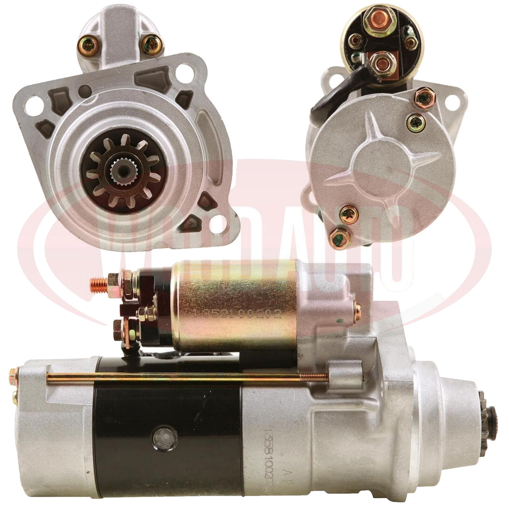 Starter Motor FOR Bobcat Bomag Hitachi Hyster Kubota Massey Ferguson Mitsubishi - view 3