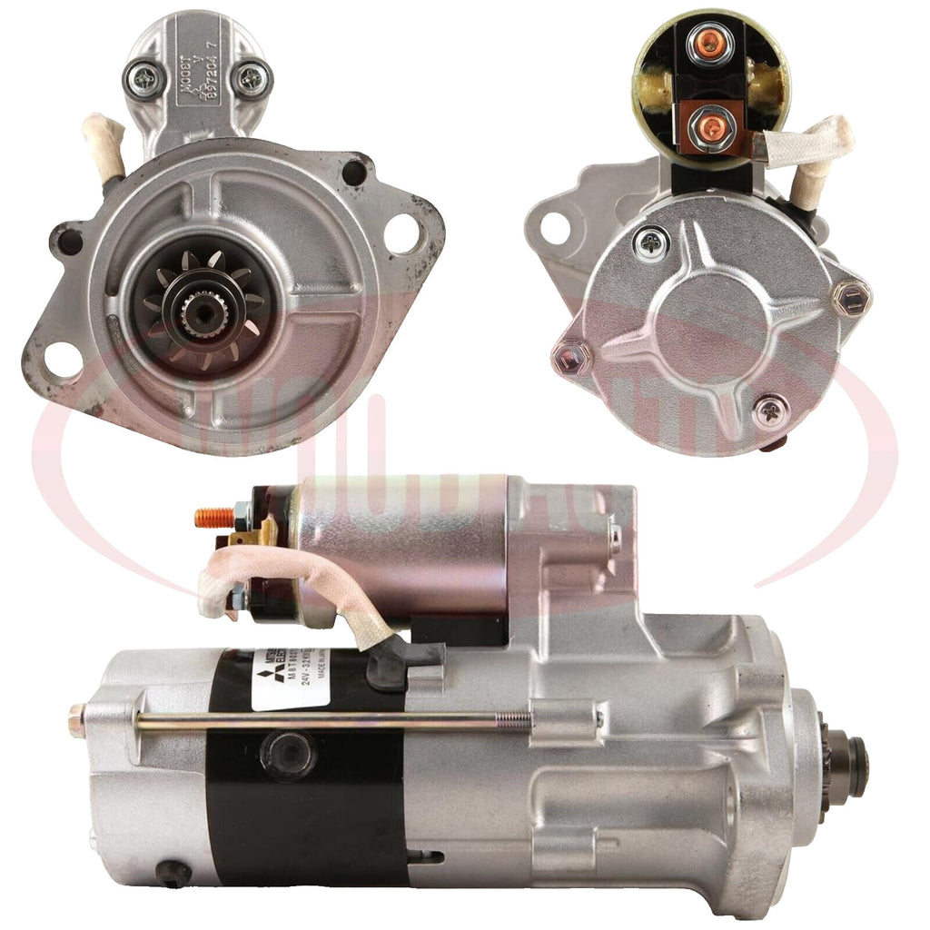 Starter Motor FOR Isuzu 4JB1 Kobelco Excavator SK60 SK70 4JB1 JCB Mitsubishi - view 3