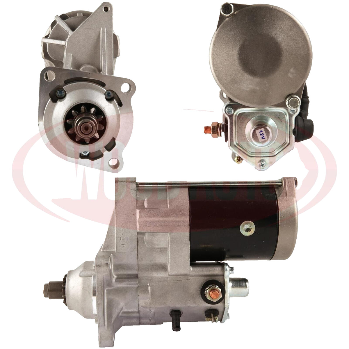 Starter Motor FOR Case 5000 Series 5130 5140 6T-590 Diesel MX 120 Maxxum 6BT5.9 - view 3