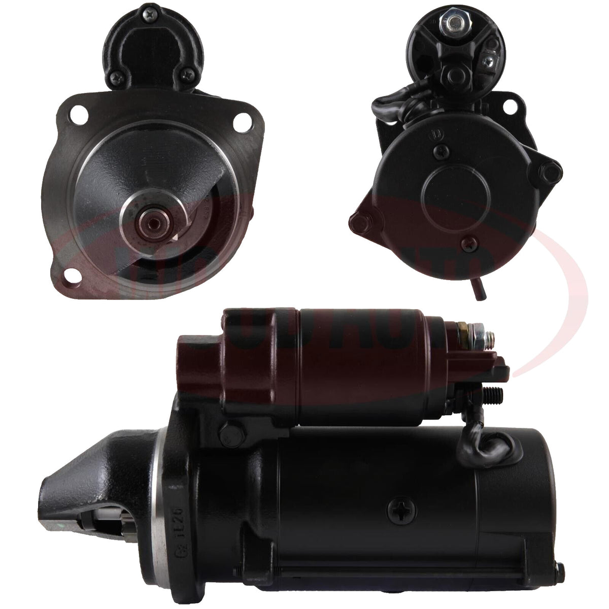 Starter Motor FOR Landini Massey Ferguson McCormick Perkins 1 1004-4 Same Onbeke - view 3