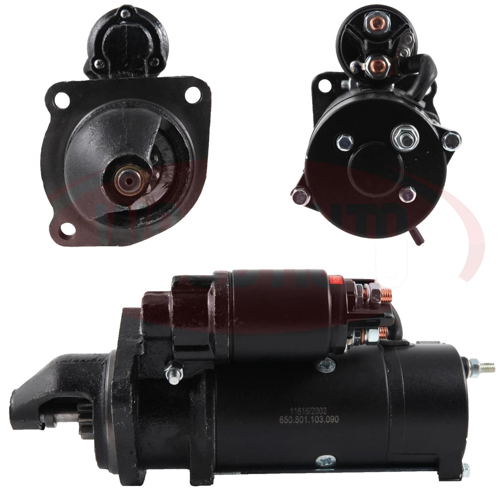 Starter Motor FOR Cummins Iskra Massey Ferguson Case Perkins Agco Bobcat Landini - view 3