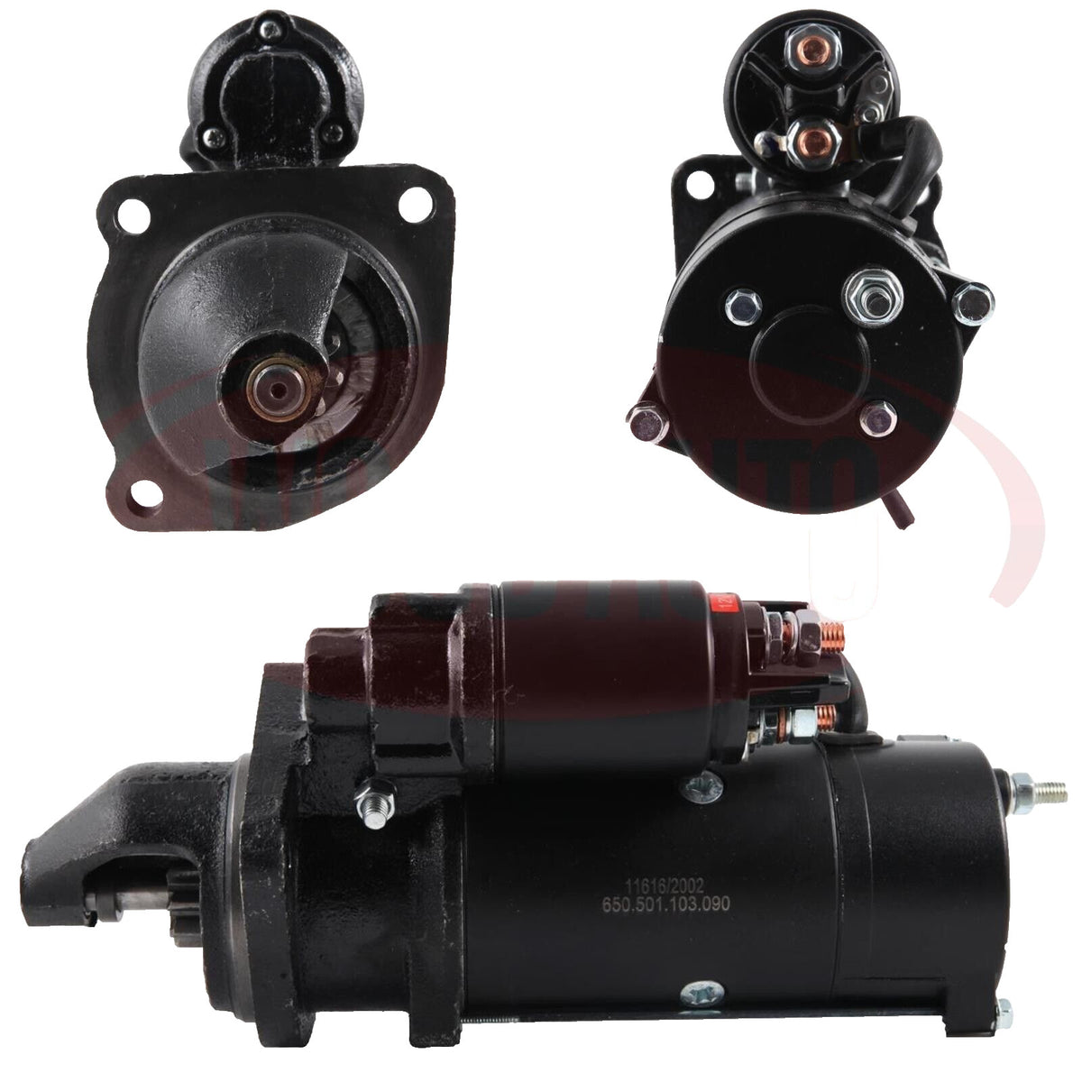 Starter Motor FOR Cummins Iskra Massey Ferguson Case Perkins Agco Bobcat Landini - view 3