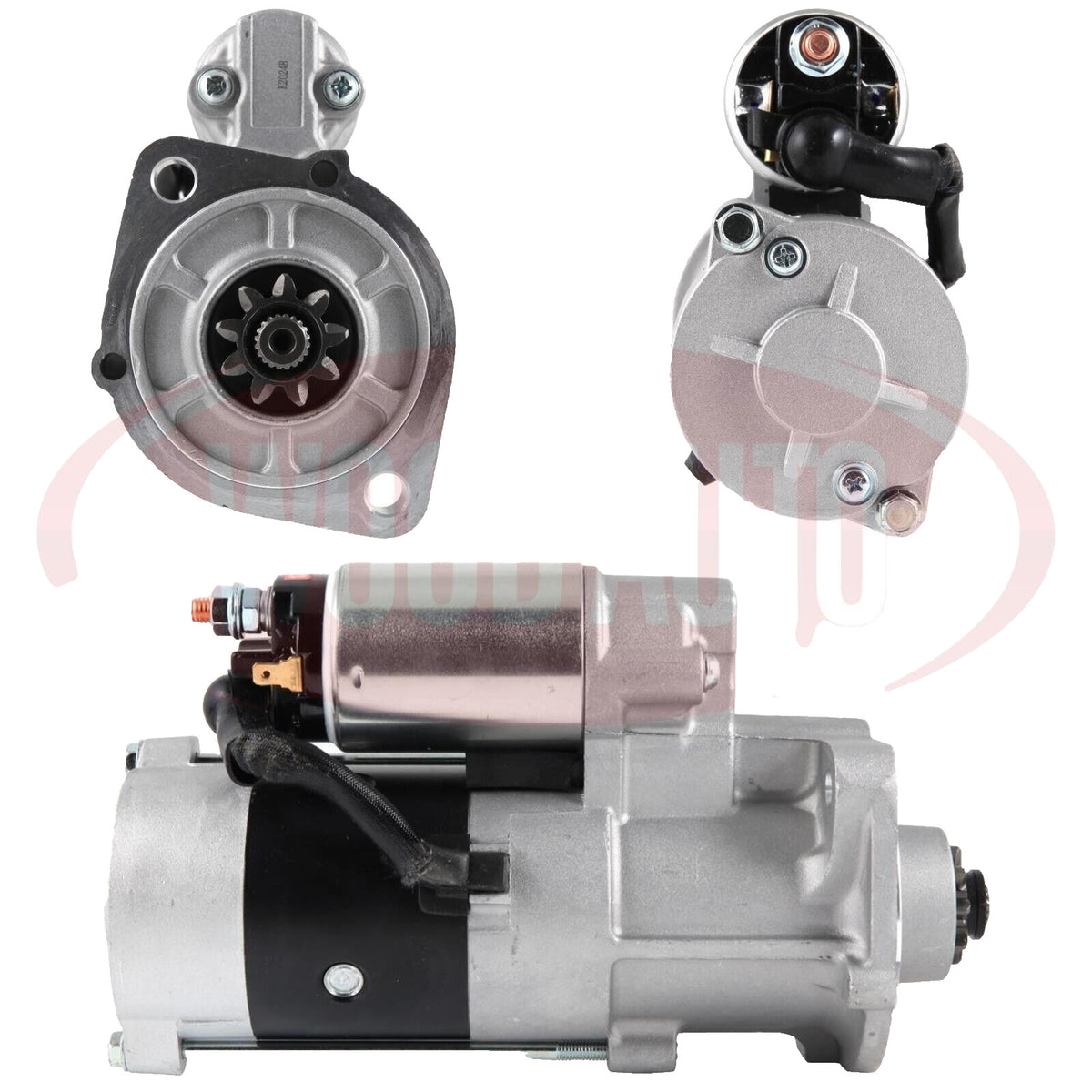 Starter Motor FOR Kubota Mitsubishi Forklift Engine 12 Volt 9 Teeth 2.2 KW CW - view 3