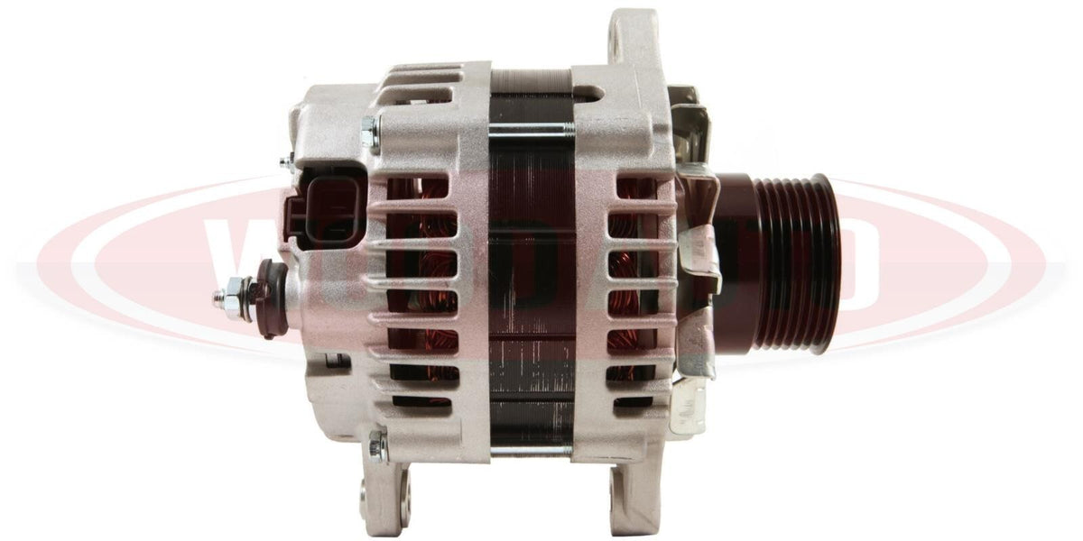 Alternator FOR Nissan Forklift Hitachi Isuzu Huco 24 Volt 80 AMP 7 Groove Pulley - view 6
