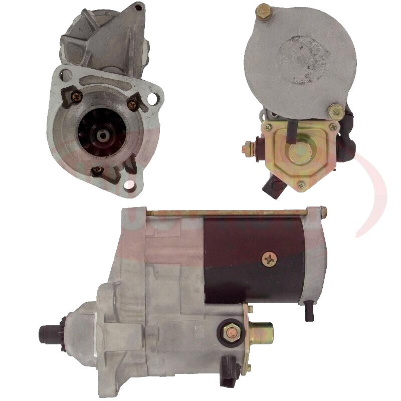 Starter Motor FOR Komatsu Cummins Forklift SAA6D107E Denso Loaders and Dozers - view 3