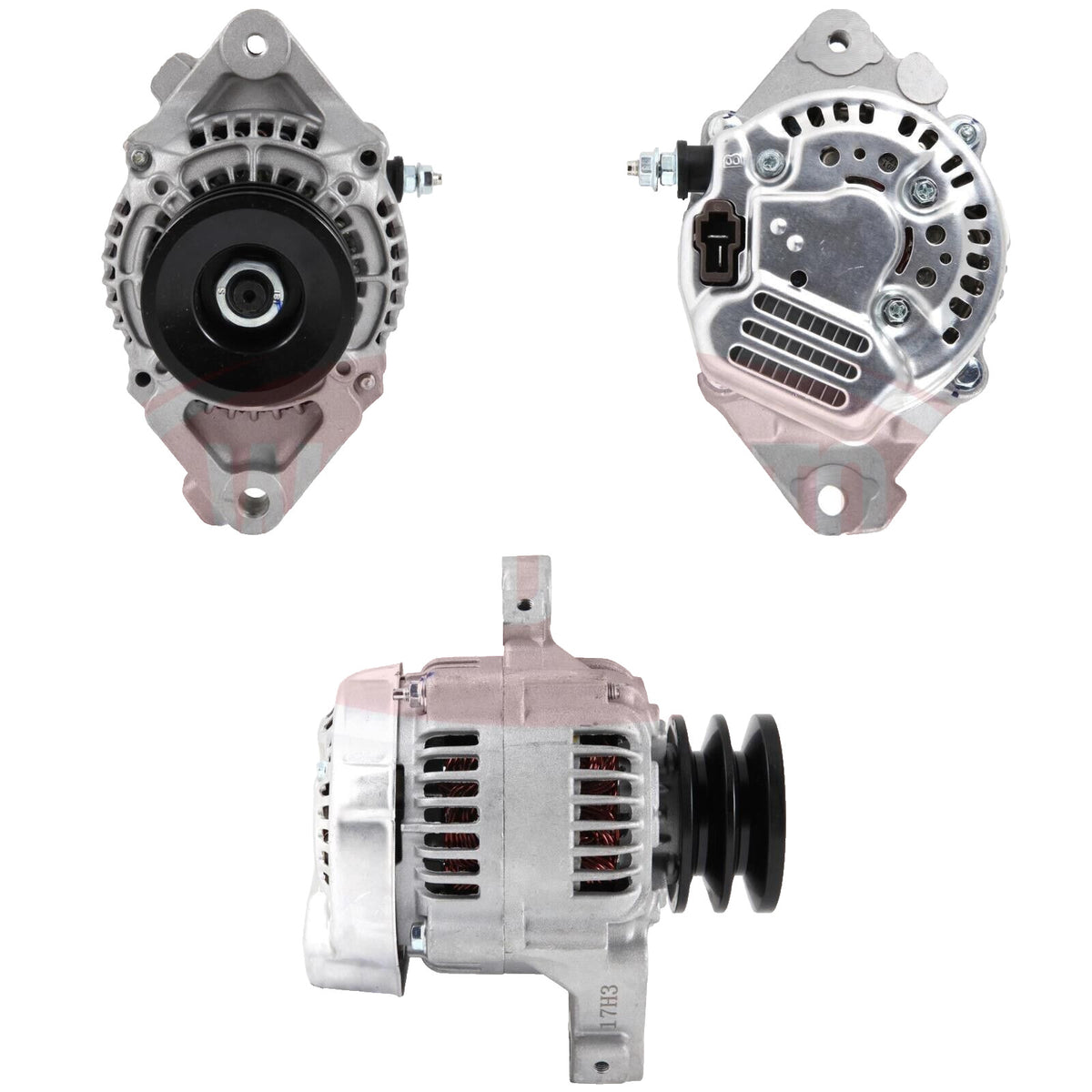 Alternator FOR Kubota M M7580DT M8580DT Toyota Denso V4302 V4702A 2 Groove