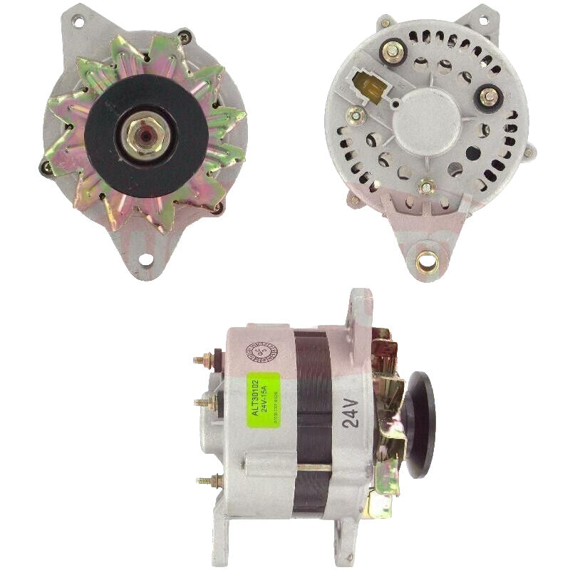 Alternator FOR Toyota Ford Lift Truck Land Cruiser Denso Prestolite Lucas Hyster - view 2