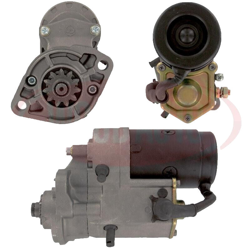 Starter Motor FOR Kubota Loaders R400 Kubota V1902 38HP diesel Denso - view 3