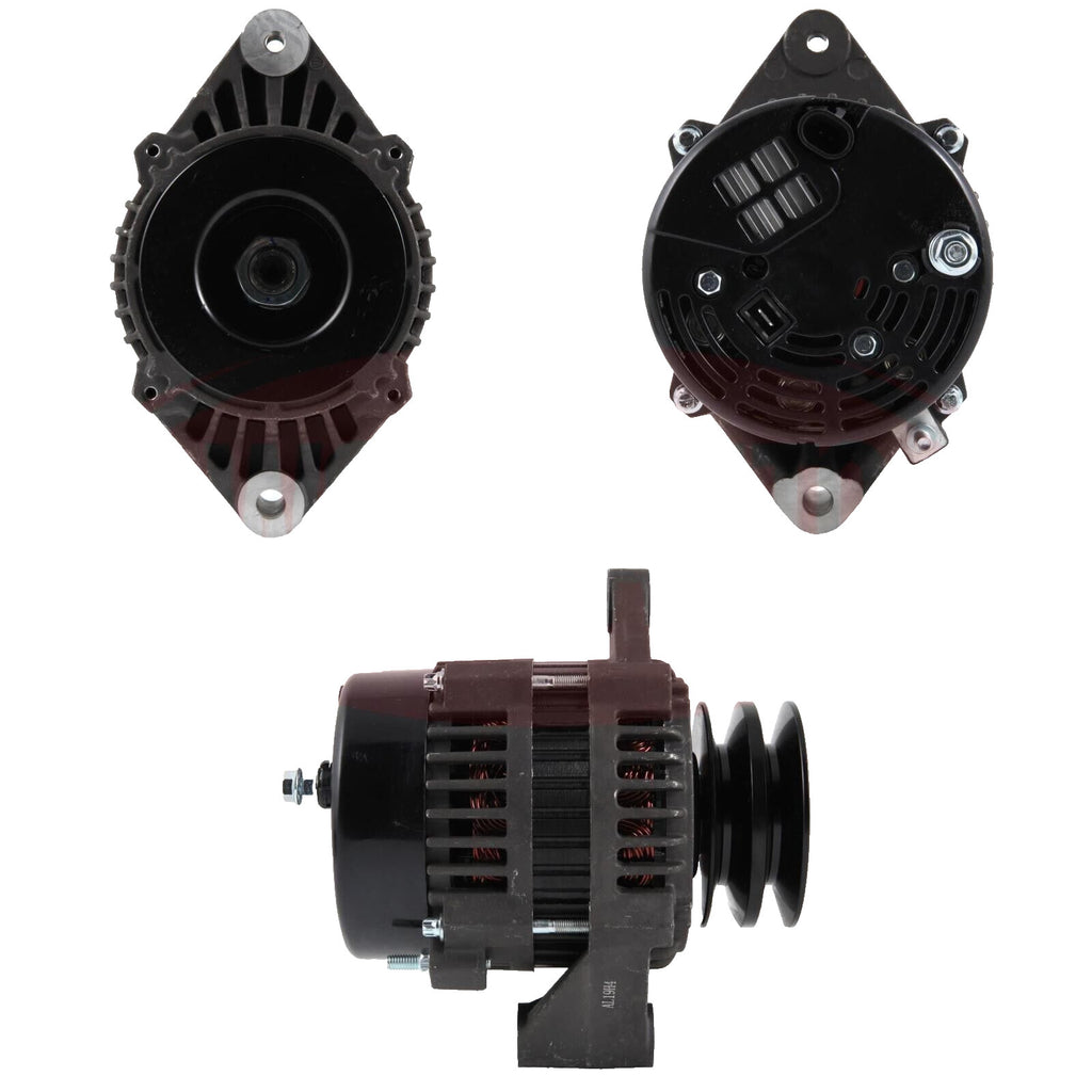 Alternator FOR Hyster Yale Forklift Mercury Marine 7si 70 AMP 2 Groove Pulley