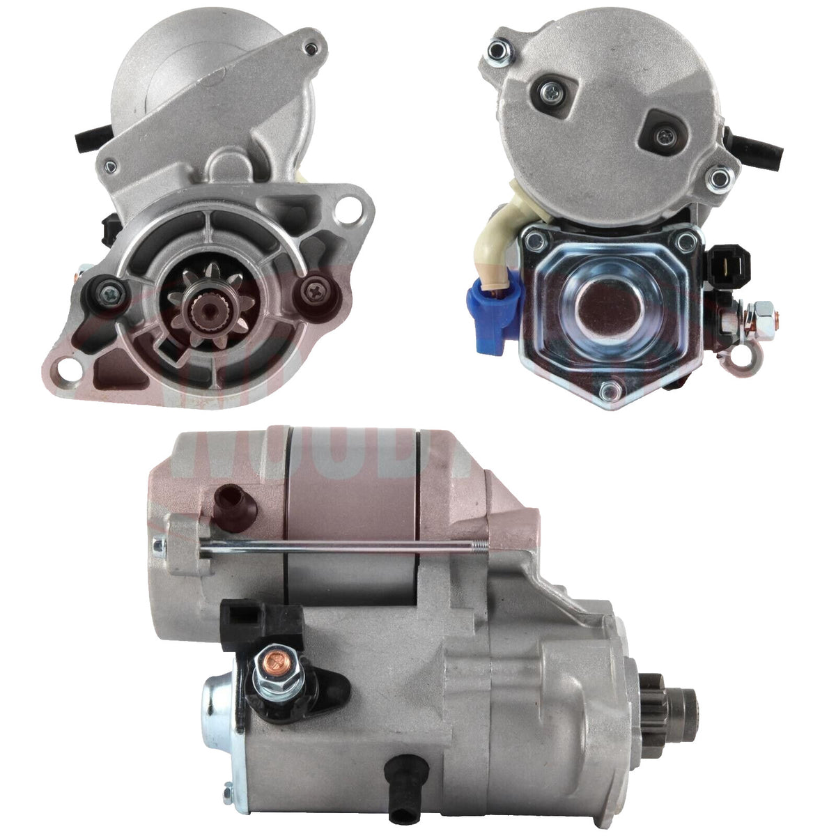 Starter Motor FOR Bobcat Case Cummins Hitachi Kubota Manitou New Holland V1505-E - view 3