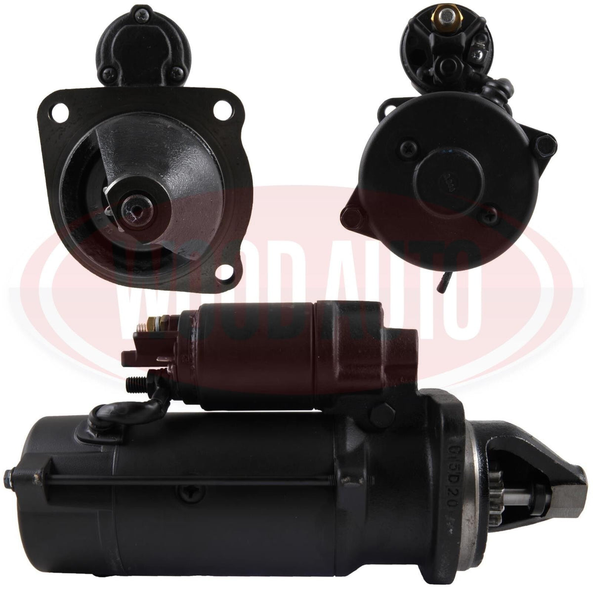 Starter Motor FOR JCB Perkins 6-354 Massey Ferguson Caterpillar Bobcat Iskra 12V - view 2