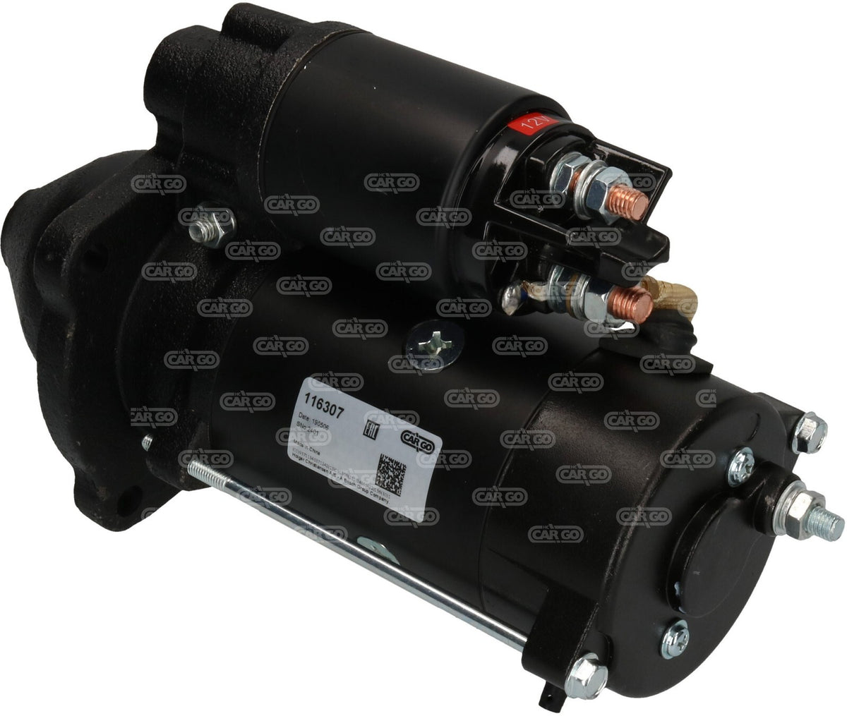 Starter Motor FOR JCB Perkins 6-354 Massey Ferguson Caterpillar Bobcat Iskra 12V - view 7
