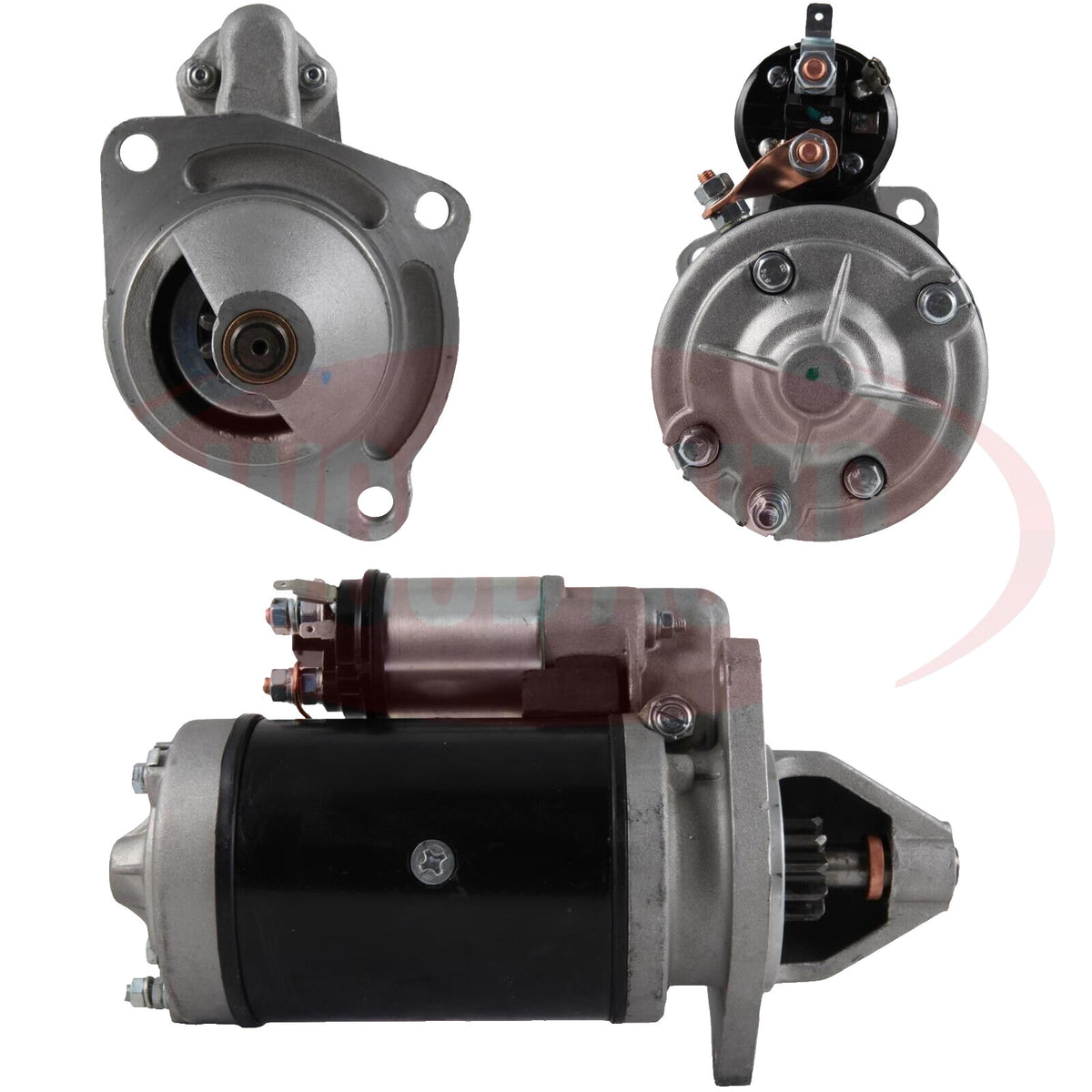Starter Motor FOR Case 1690 1390 1212 1200 1294 1394 1490 1210 1290 580 850 990 - view 2